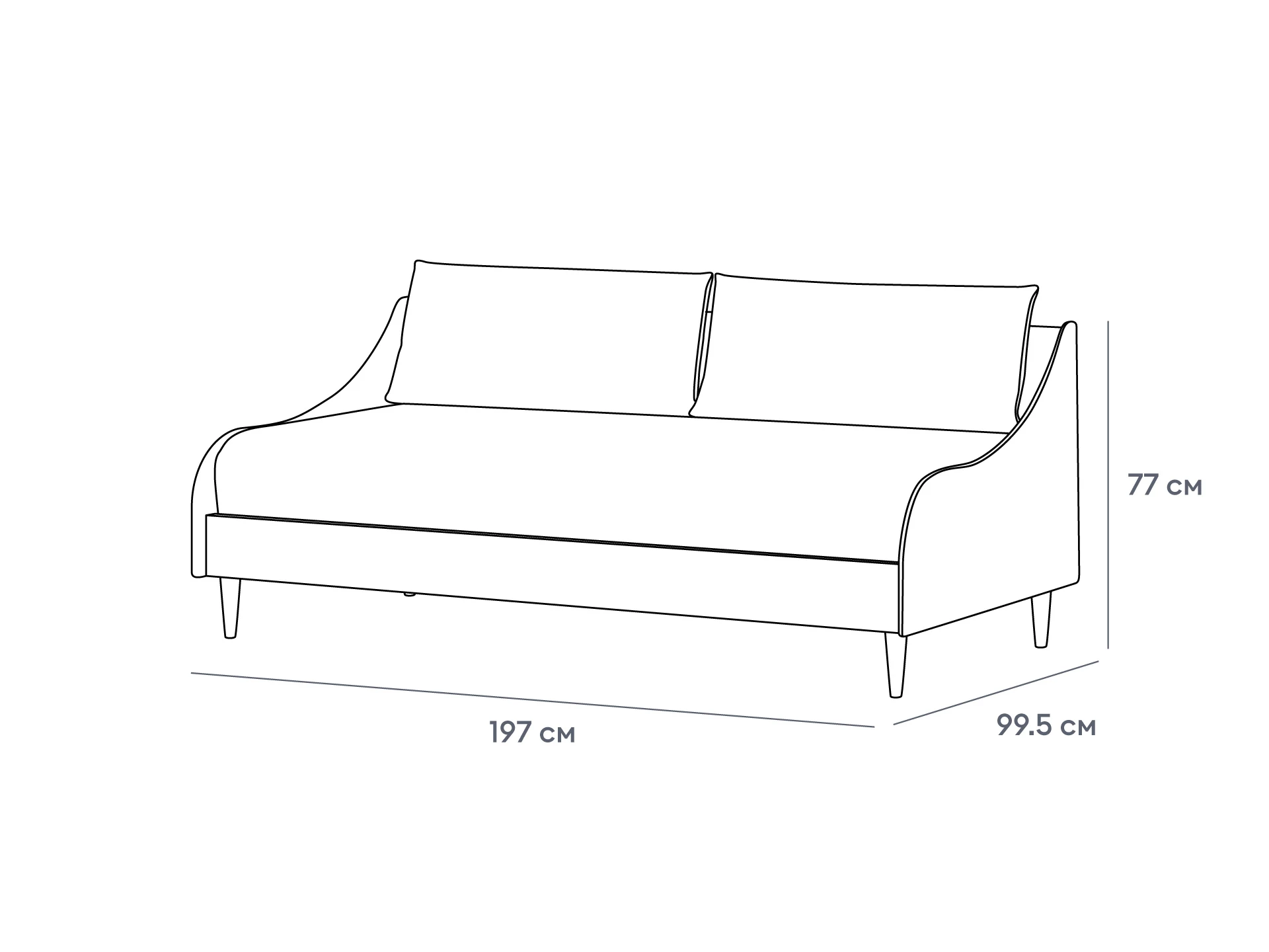 Кушетка Rili 850054  - фото 7