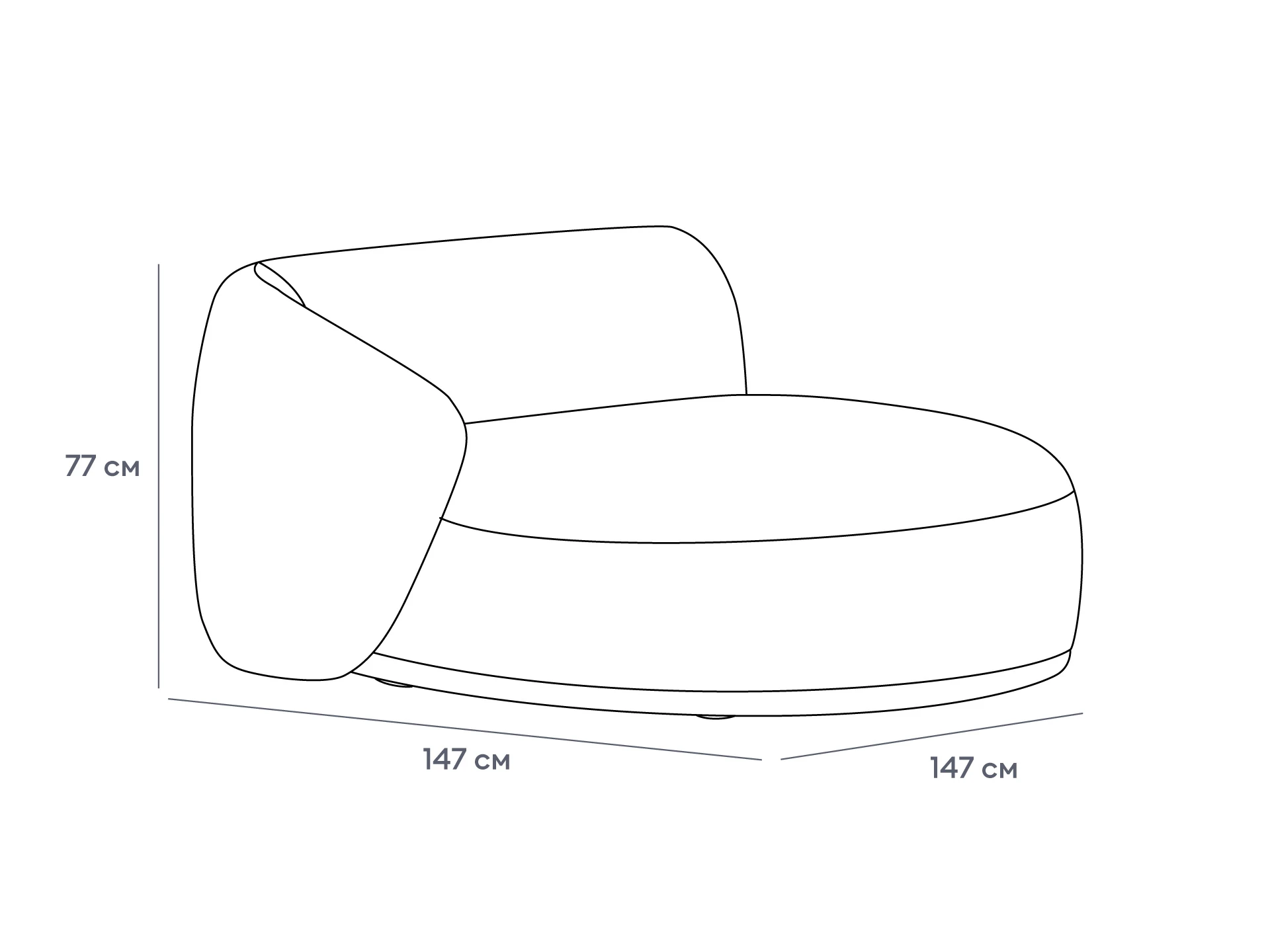 Полуостров круглый Fabro левый 851391  - фото 7