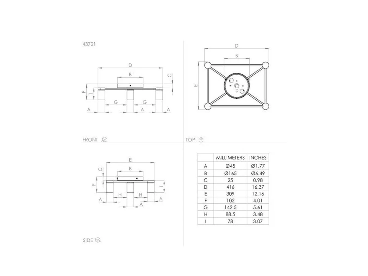 Потолочный светильник SPEKE, 5Х40W, E27, L415, B310, H105, сталь, черный, 43721 851966  - фото 4