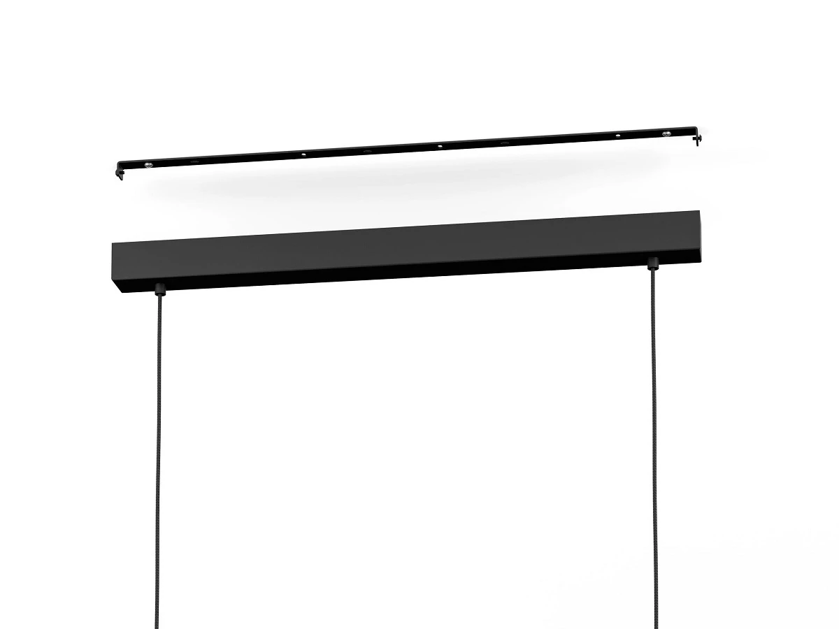 Подвесной потолочный светильник MUMLES, 2X40W, E27, сталь, черный, 43812 852045