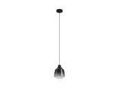 Подвесной потолочный светильник SEDBERGH, 1Х40W, E27, сталь, черный/стекло, 43821 852053