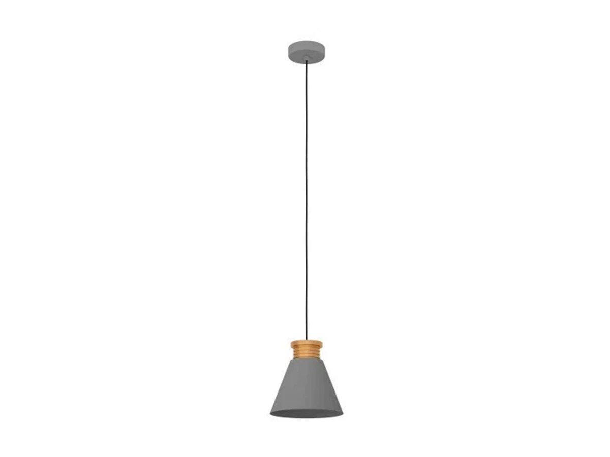 Подвесной потолочный светильник TWICKEN, 1Х40W, E27, сталь, серый, 43838 852073