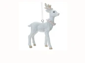 Елочное украшение Олененок белый