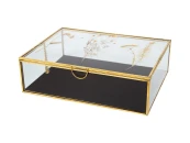 Стеклянная шкатулка Цветы