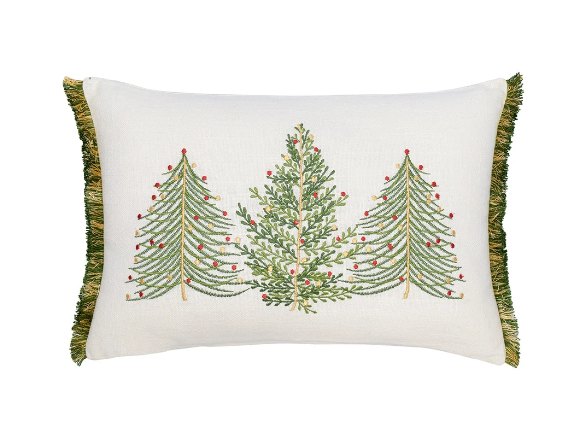 Подушка декоративная с вышивкой Christmas tree 855467
