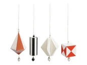 Набор елочных украшений из бумаги Christmas chic