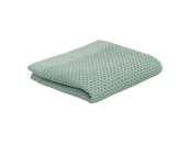 Полотенце для лица вафельное цвета шалфея