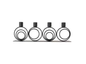 Подсвечник для 4 свечей Rondo