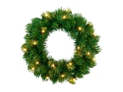 Светодиодный рождественский венок ALASKA