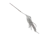 Ветка декоративная 35 см Заснеженная трава