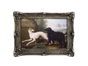 Картина в раме, масло, под старину