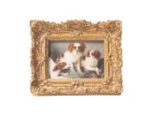 Картина в раме, масло, под старину