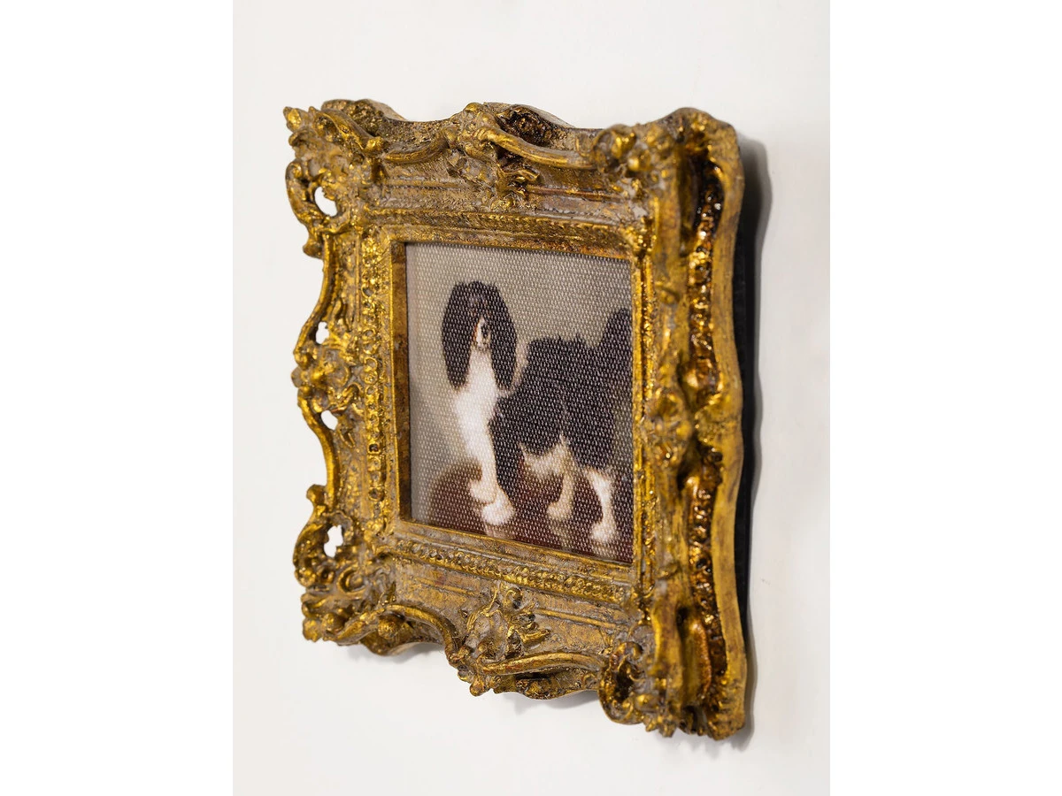 Картина в раме, масло, под старину 861367