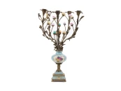 Подсвечник с цветами