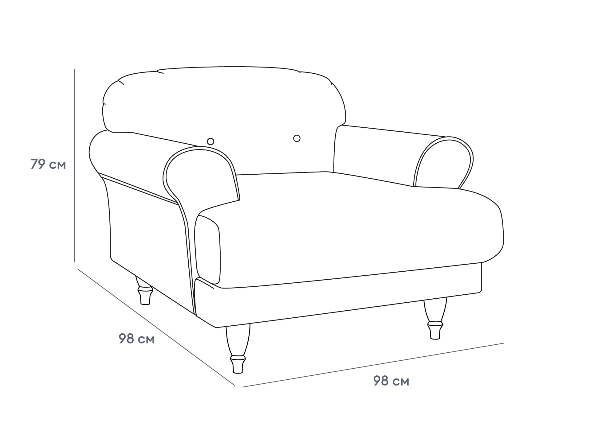 Кресло Italia 865718  - фото 5