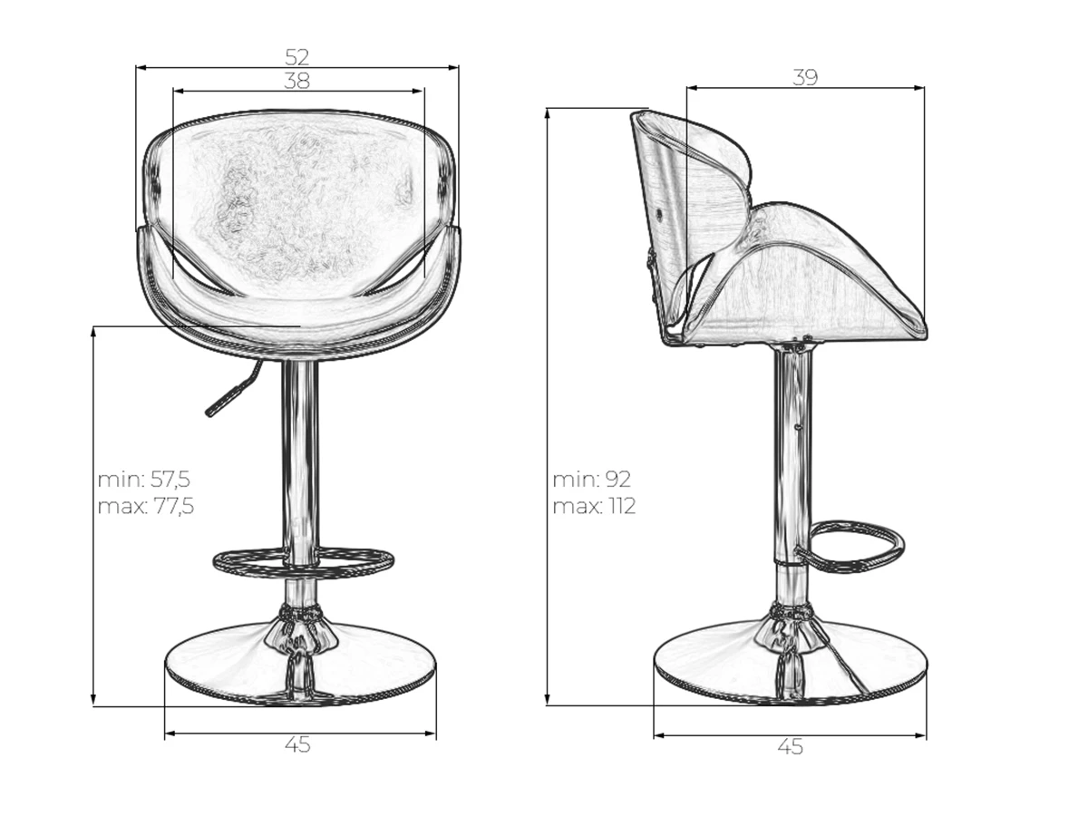 Стул KARTER 865844  - фото 7
