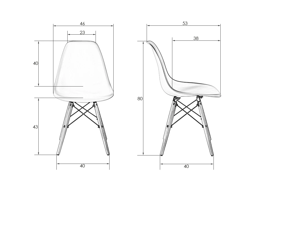 Стул DSW 867020  - фото 6