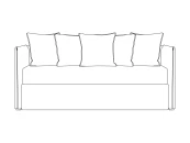 Кровать-кушетка Milano 870417