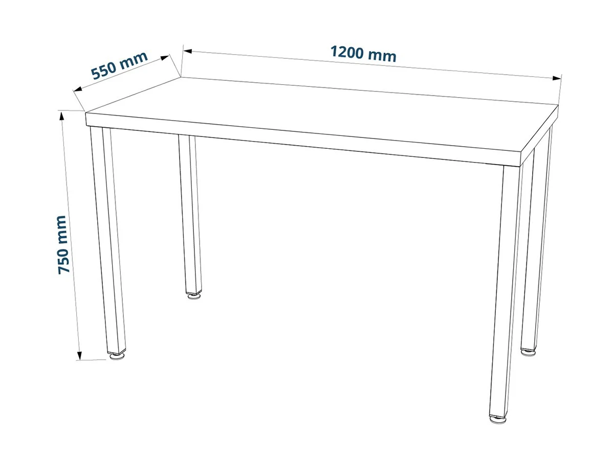 Стол письменный Ингар 1/ТТ 120x75x55 873632  - фото 3