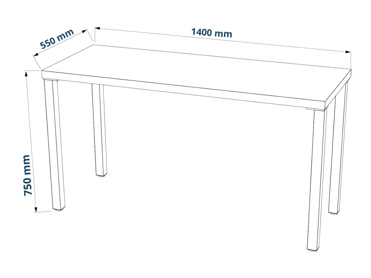 Стол письменный Ингар 2/ТТ 140x75x55 873656  - фото 3
