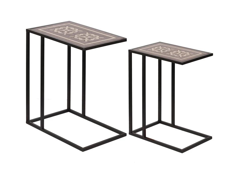 Столики приставные, набор 2 предмета 51х34х61см 874088