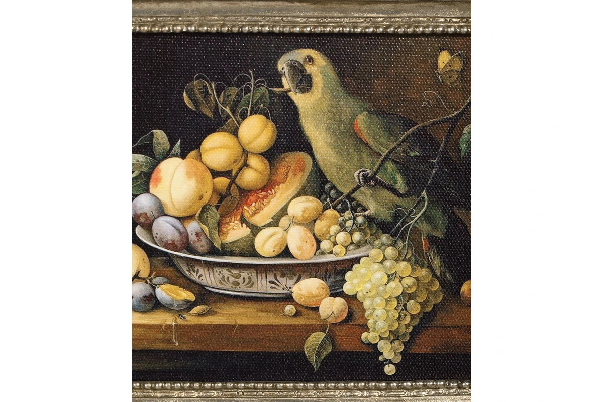 Картина в раме, масло, под старину 874542  - фото 4