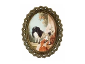 Картина в раме, масло, под старину