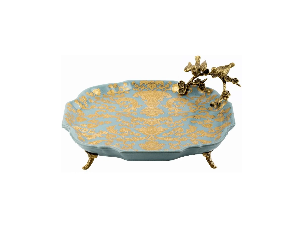 Блюдо с птичками 875364  - фото 1