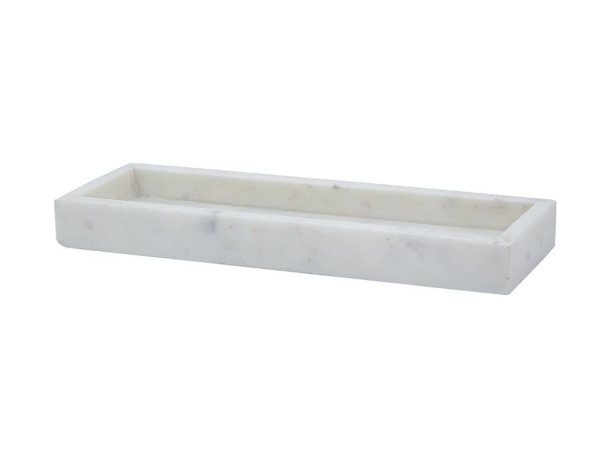 Поднос из белого мрамора 876605  - фото 1