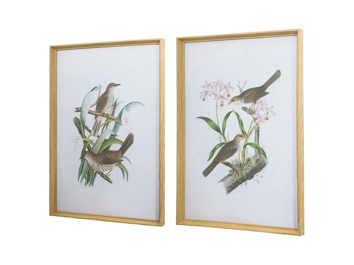 Набор панно Птицы и цветы 877033  - фото 1