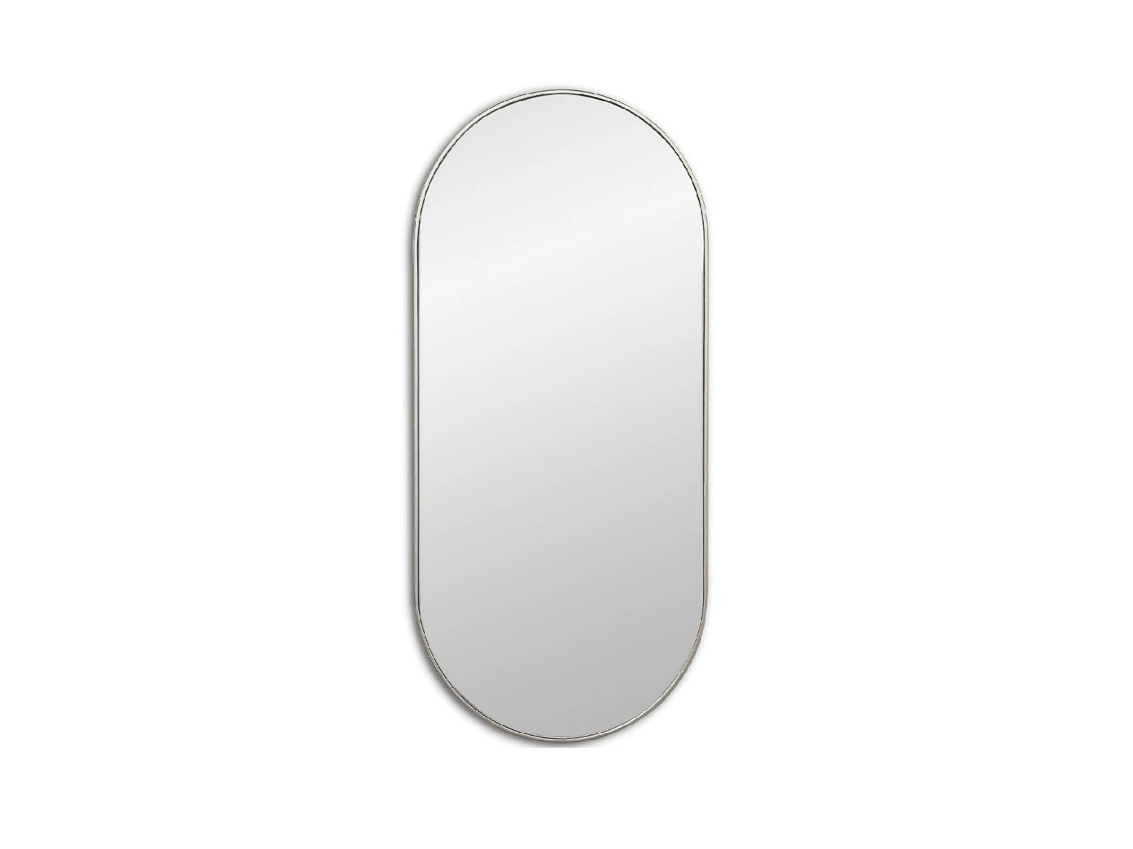 Овальное зеркало Kapsel S Silver 877434  - фото 1