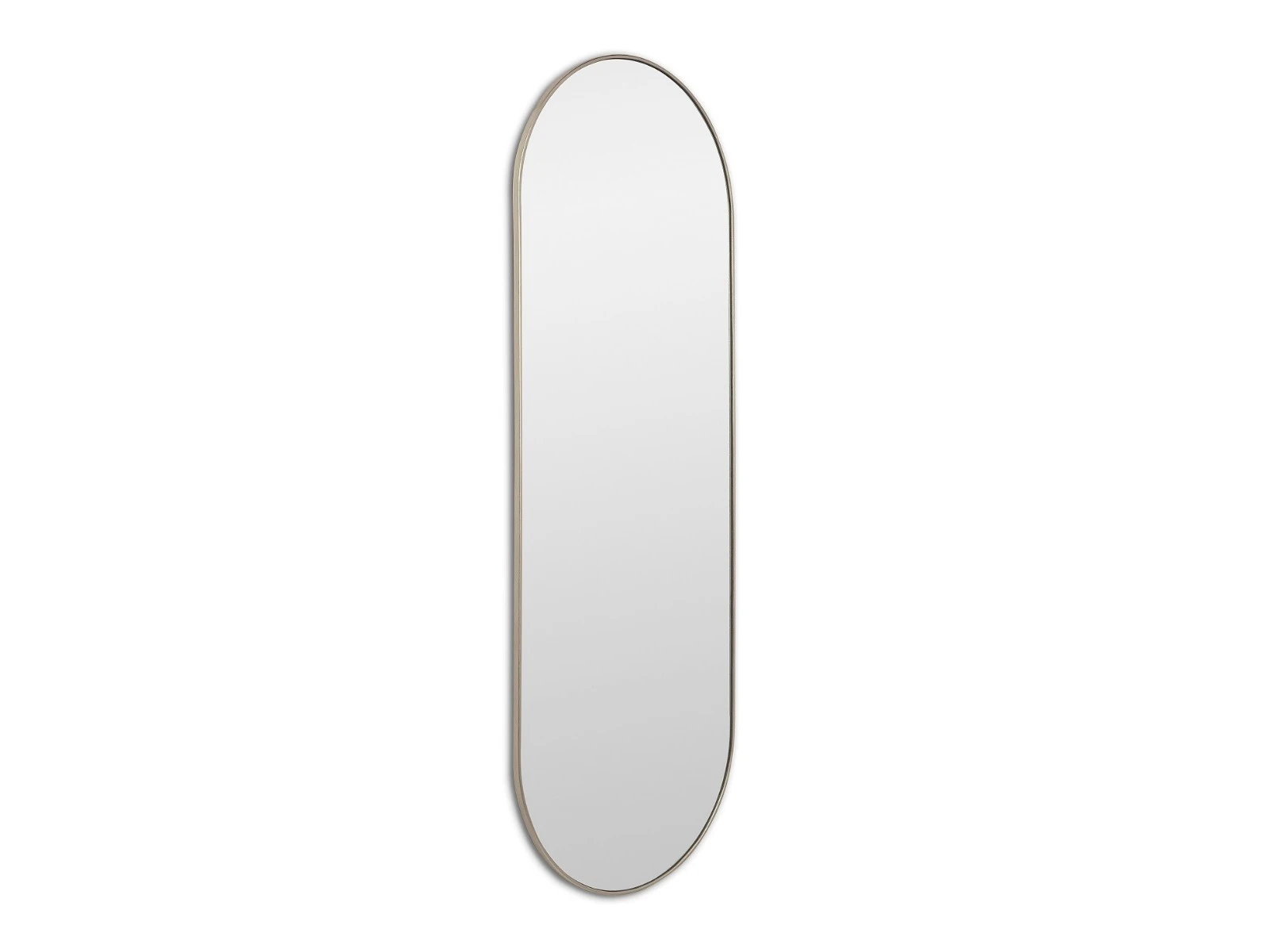Овальное зеркало Kapsel XL Silver 877453  - фото 2