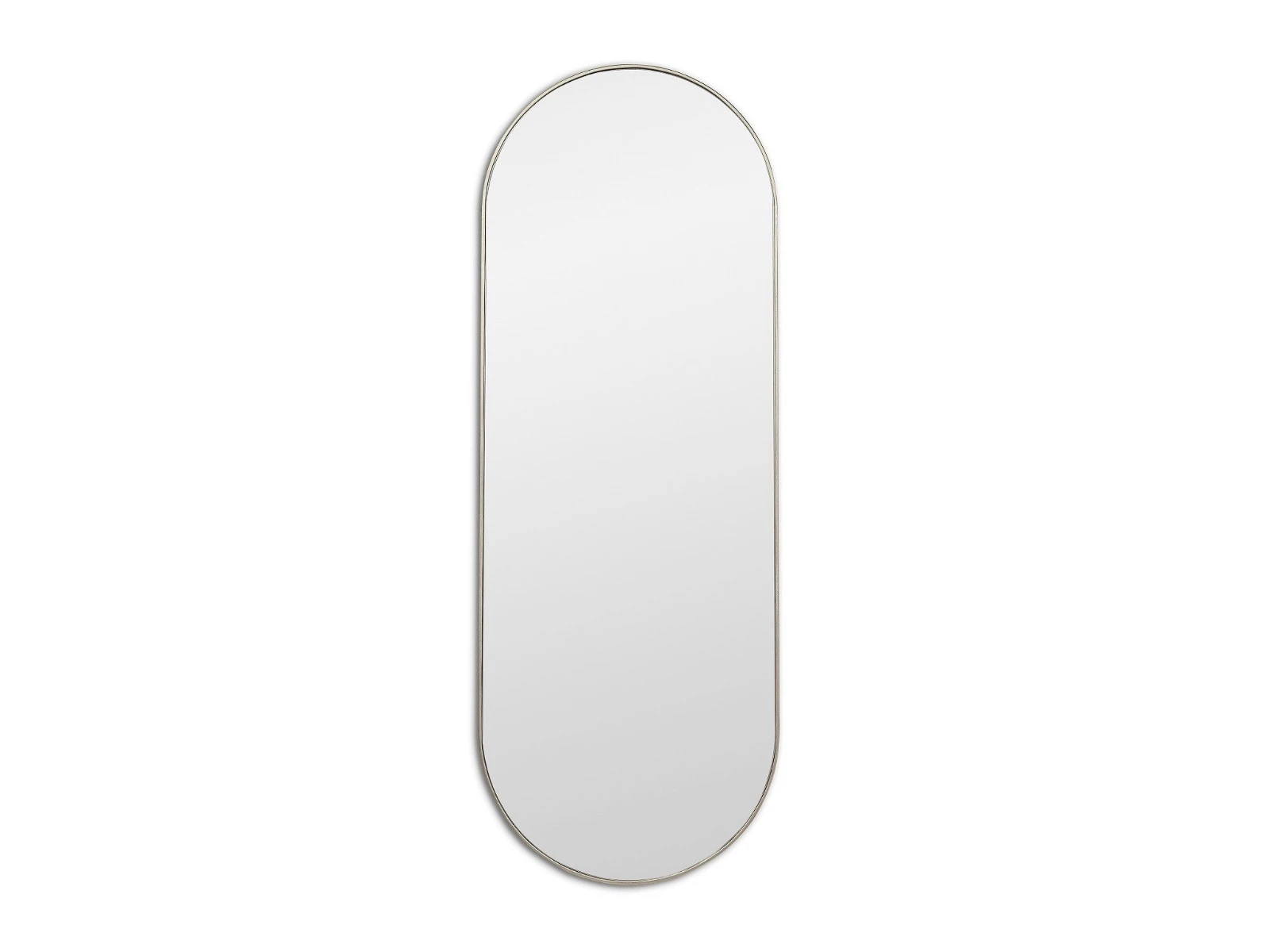 Овальное зеркало Kapsel XL Silver 877453  - фото 1