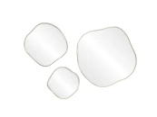 Сет из 3-х зеркал Organic Panno Silver