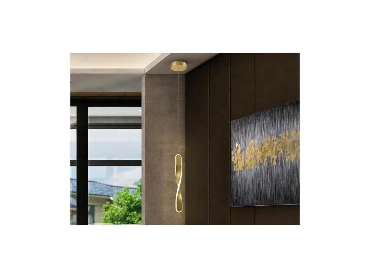 Подвесной светильник Twist 1L золотой 879797