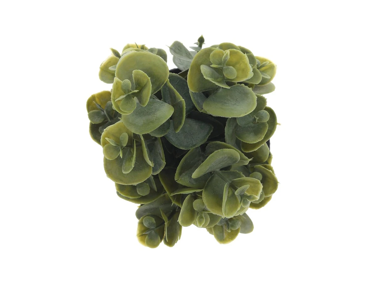 Цветок искусственный Зелень в черном горшке 880035  - фото 4