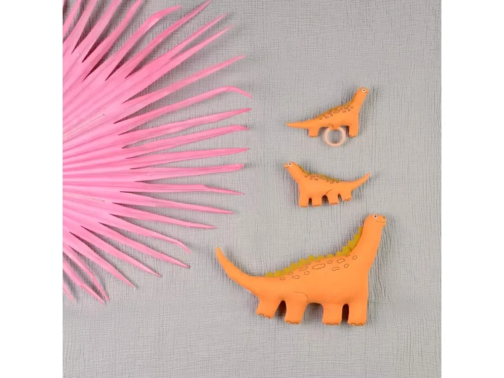 Игрушка мягкая вязаная Динозавр Toto 635813  - фото 7