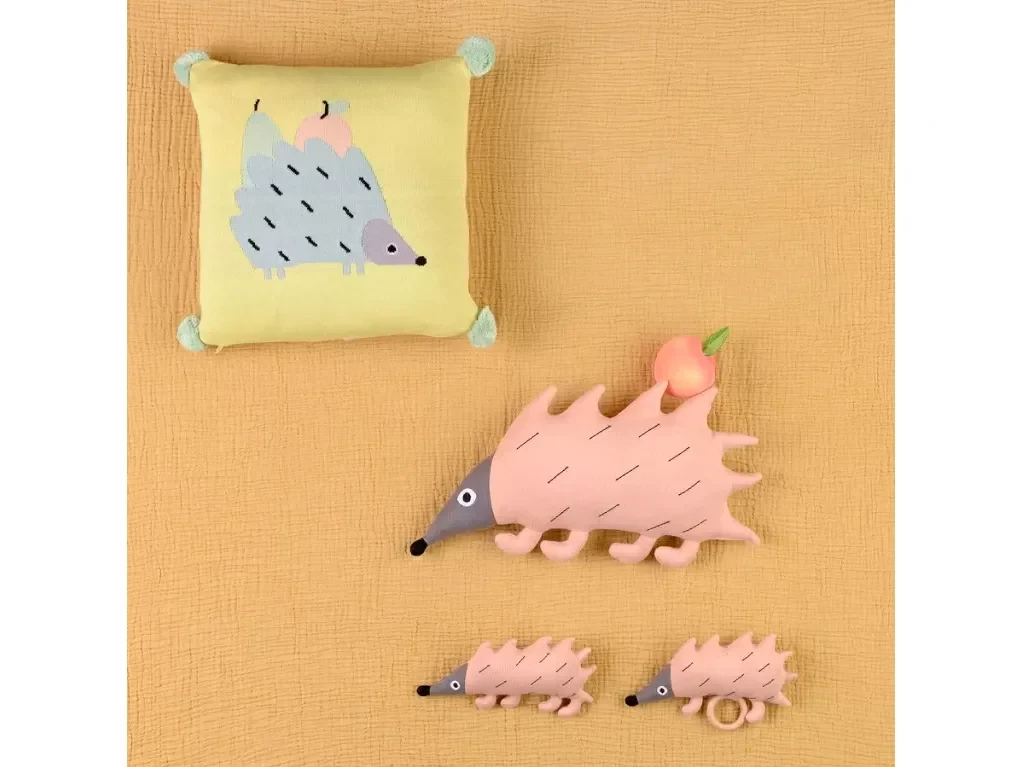 Игрушка мягкая вязаная Ежик Ugo 635814  - фото 7