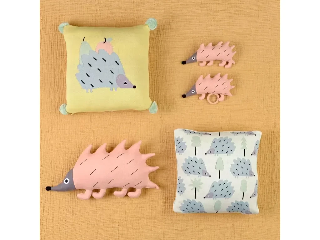 Игрушка мягкая вязаная Ежик Ugo 635814  - фото 8