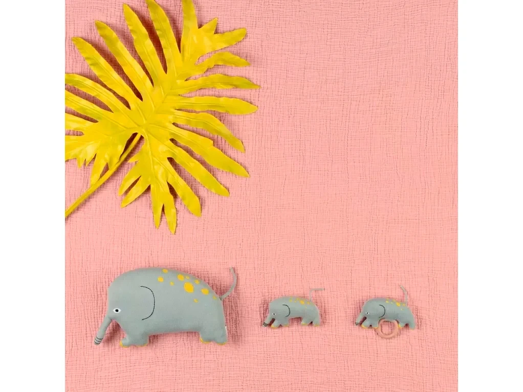 Игрушка мягкая вязаная Слоник Lou 635815  - фото 7