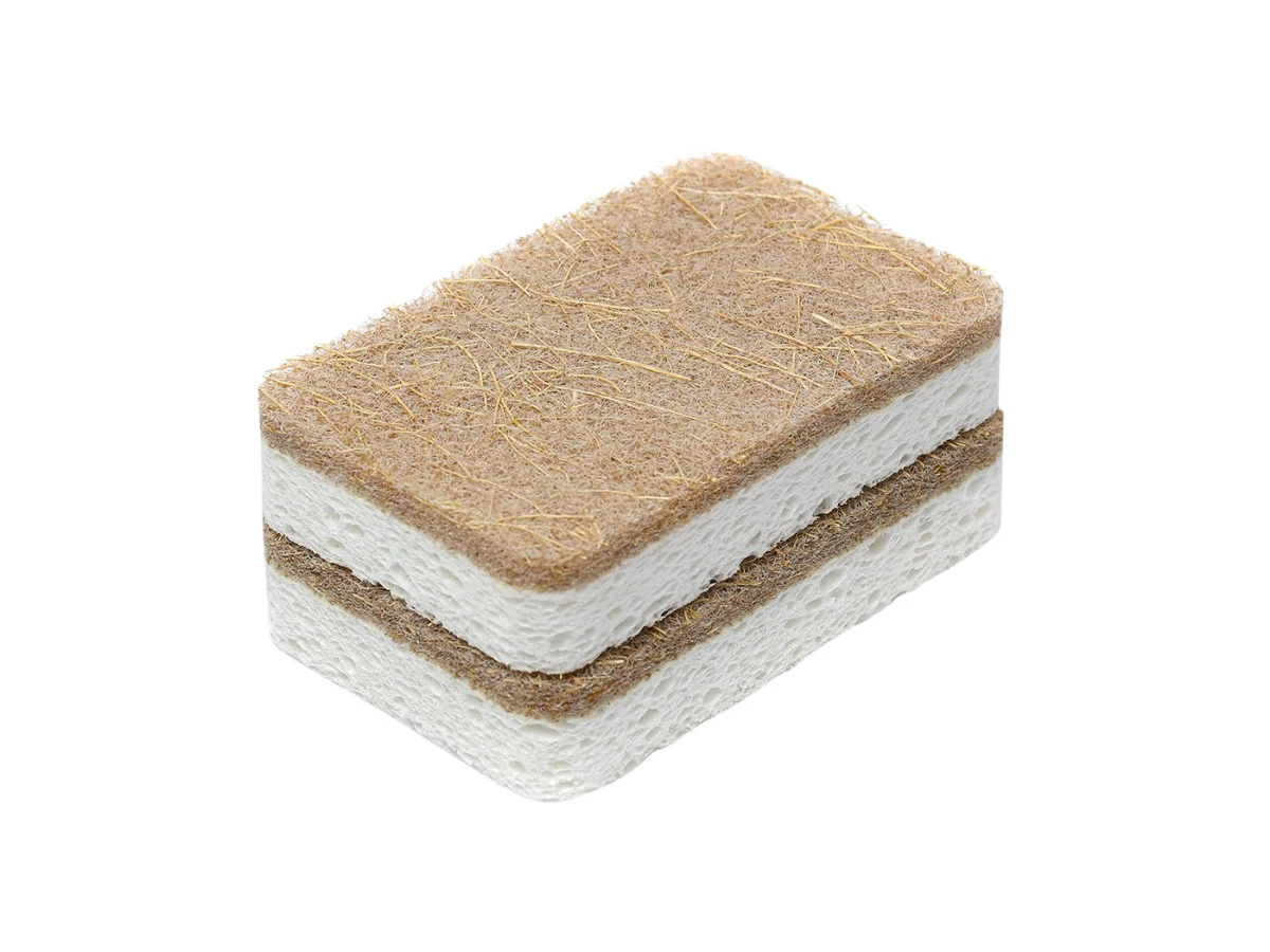 Набор губок для посуды из целлюлозы и кокосового волокна Eco Sponge 880970  - фото 1