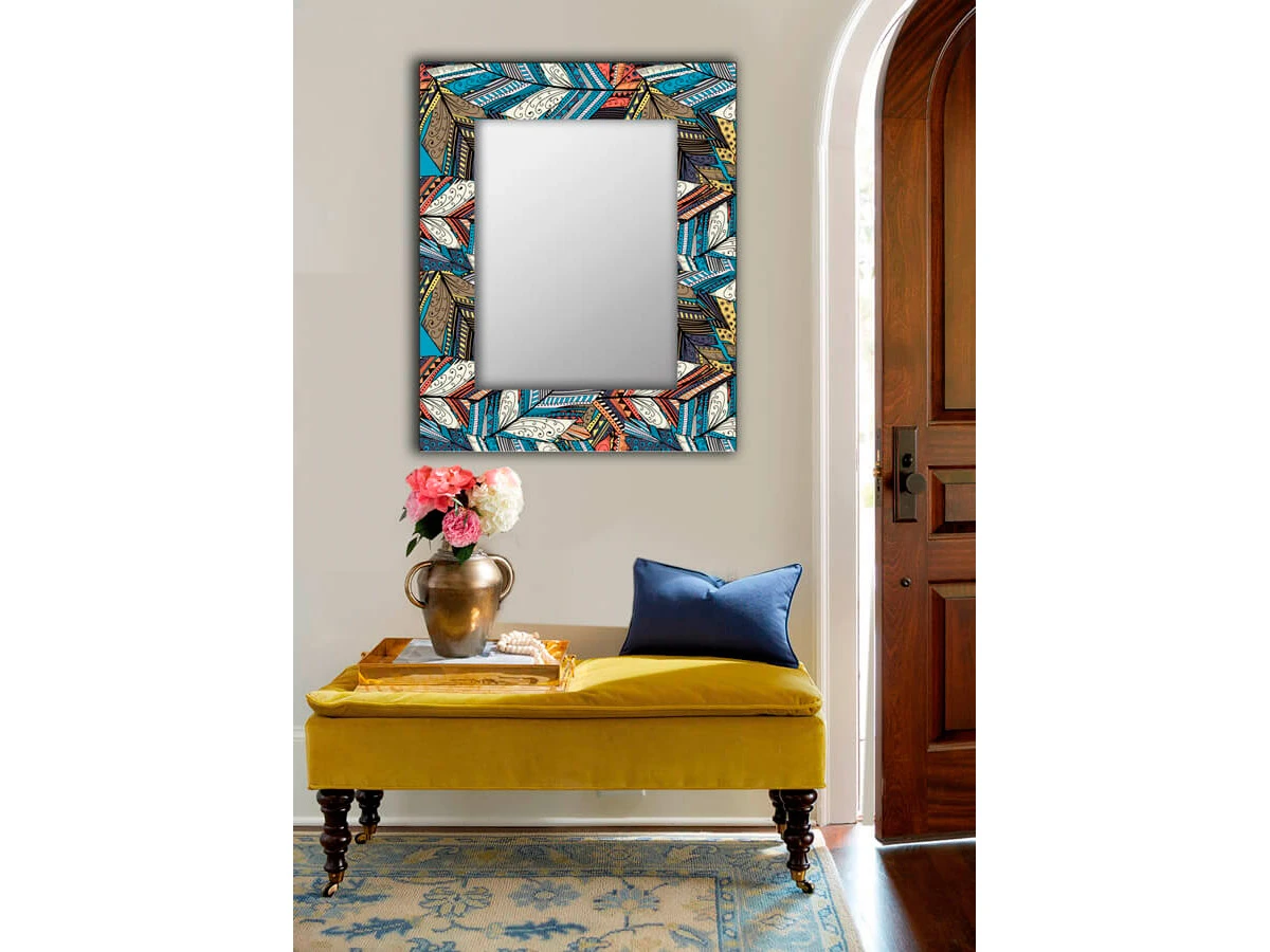 Зеркало Синие перья 881833  - фото 4