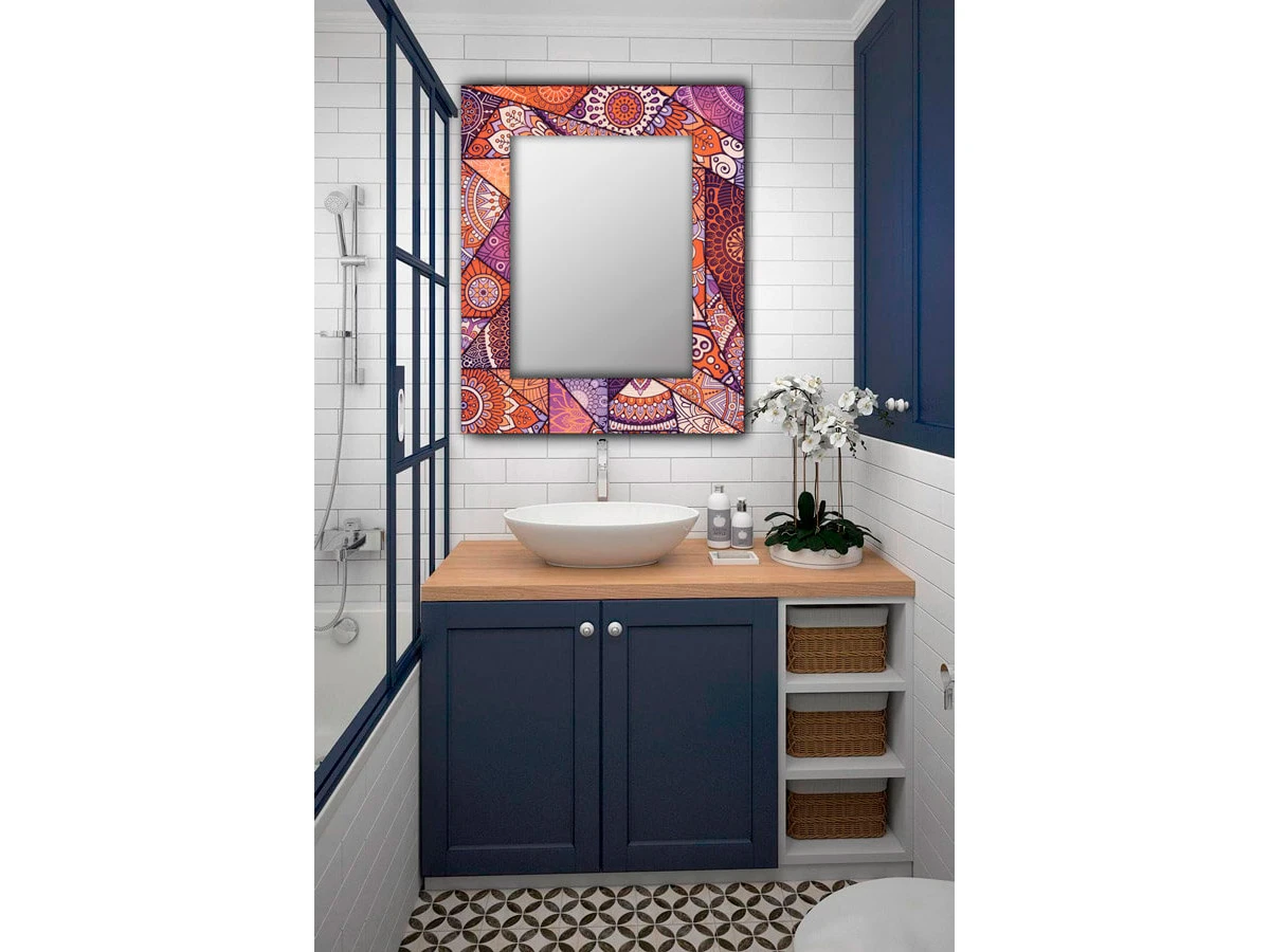 Зеркало Сиреневый калейдоскоп 881973  - фото 4