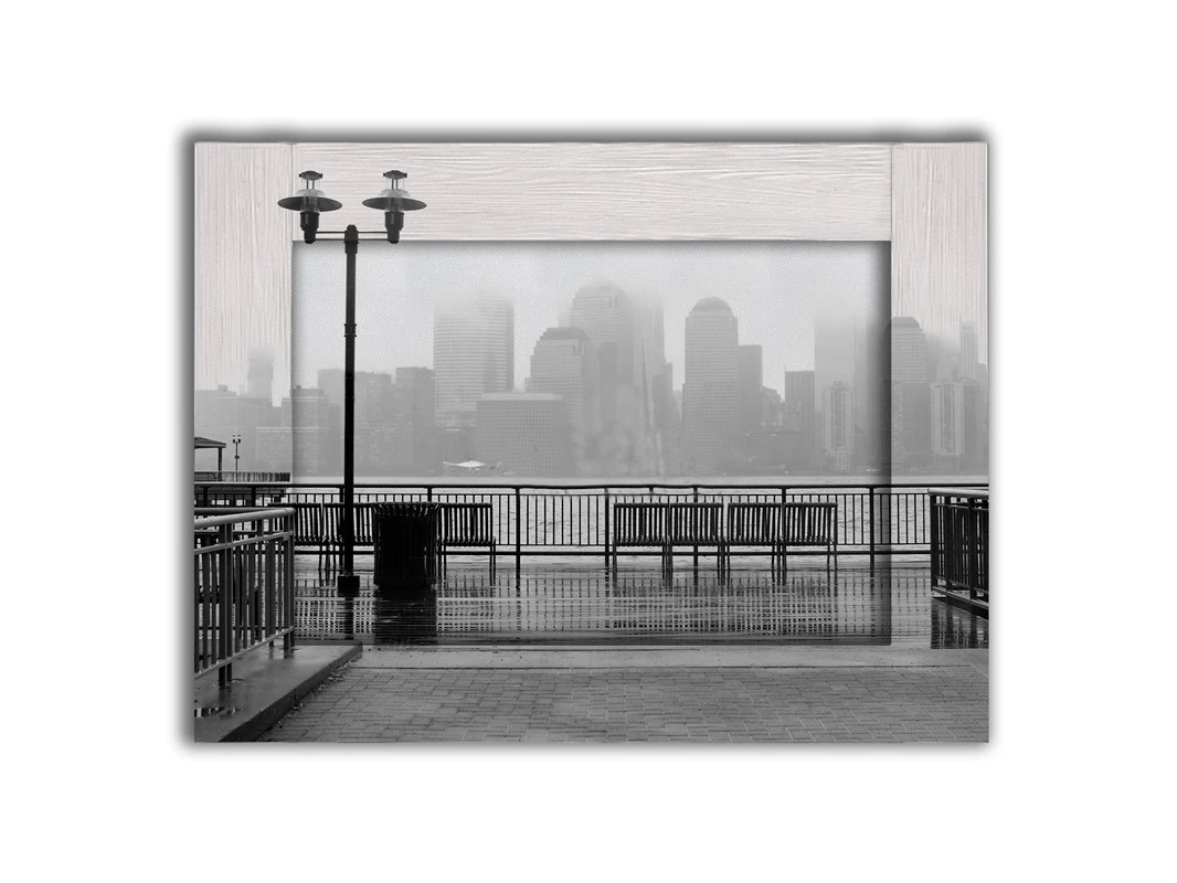 Картина Нью-Йорк в тумане 882035