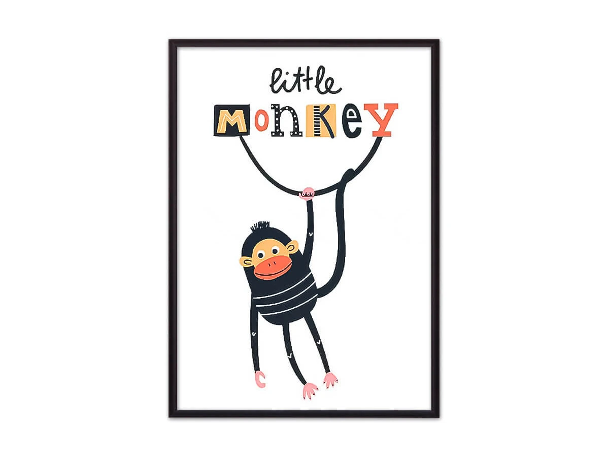 Постер Обезьяна Little monkey 882340  - фото 1