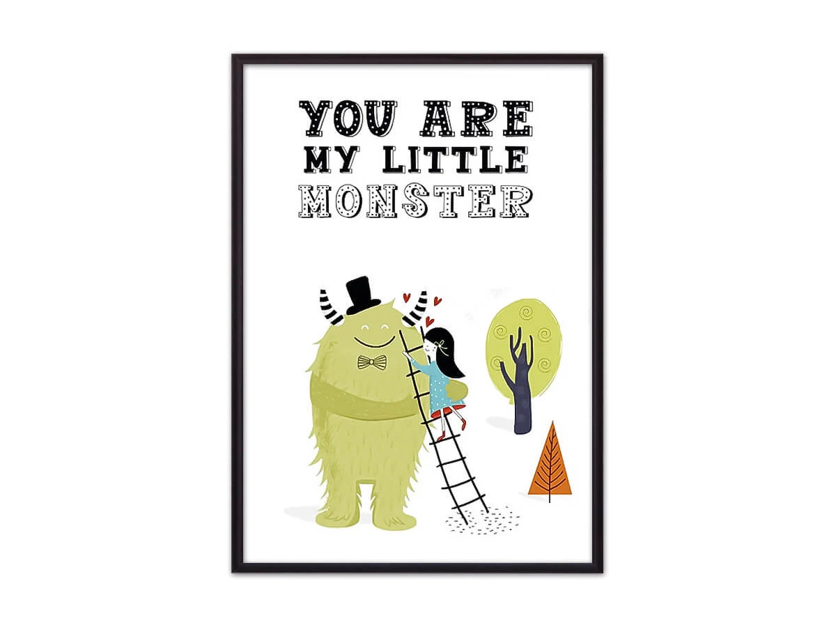 Постер Монстр Little monster 882426