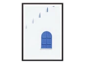 Постер в рамке Голубое окно