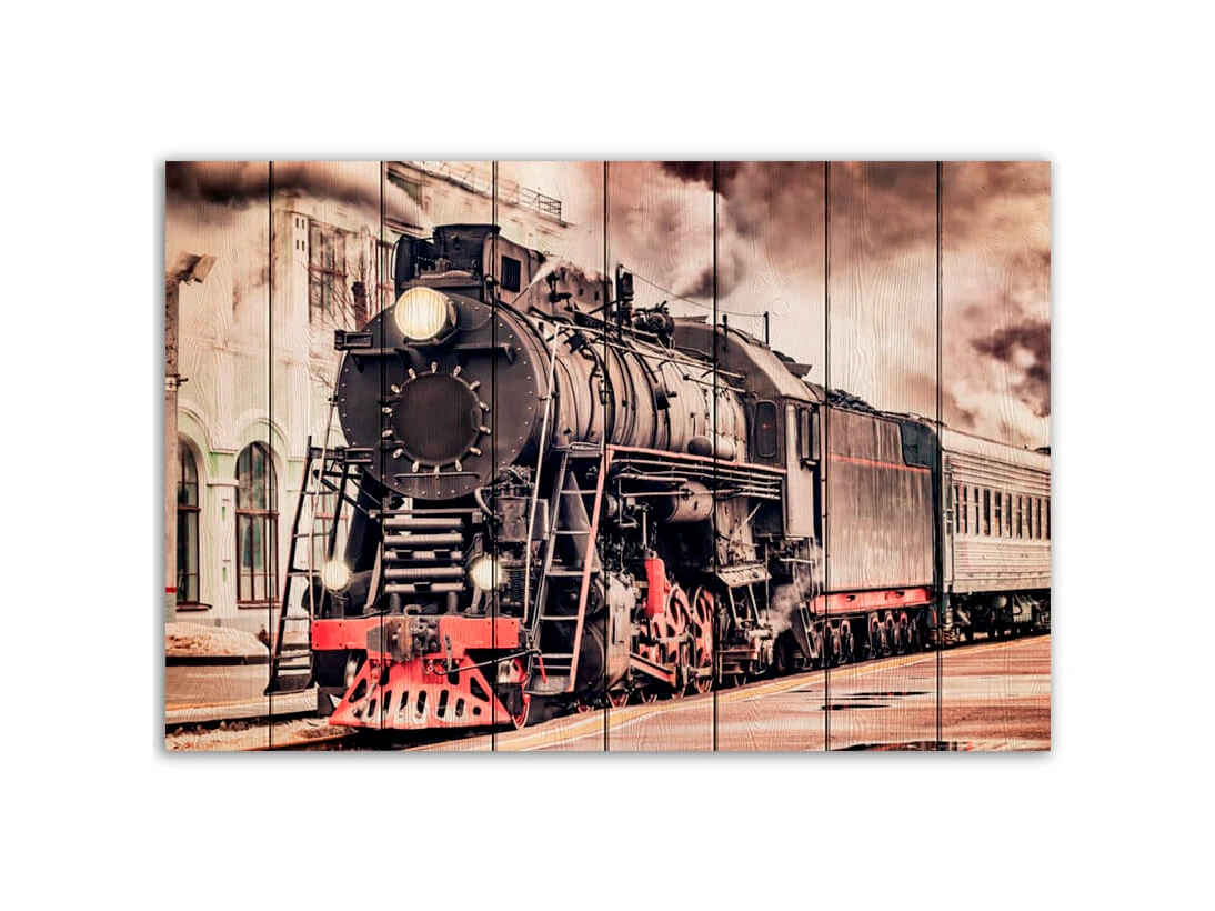 Картина Старый поезд 883603  - фото 1
