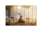 Картина Олень в лесу