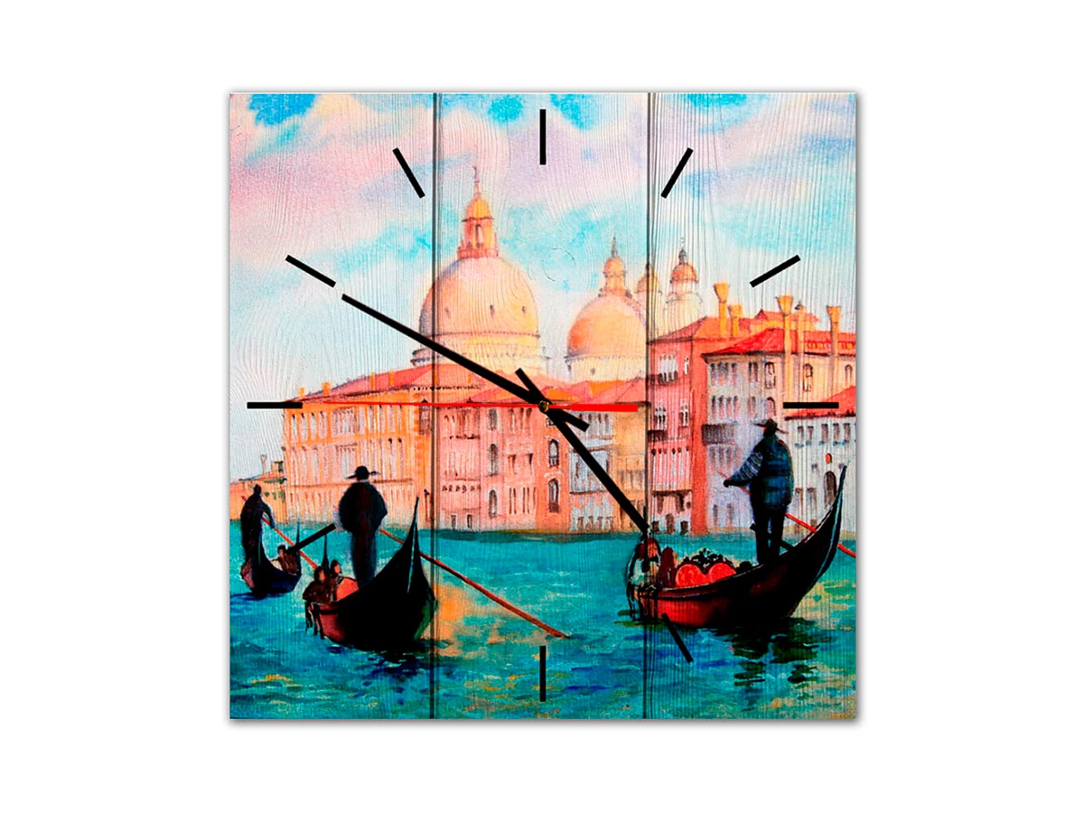 Часы Лодочники в Венеции 884010  - фото 1